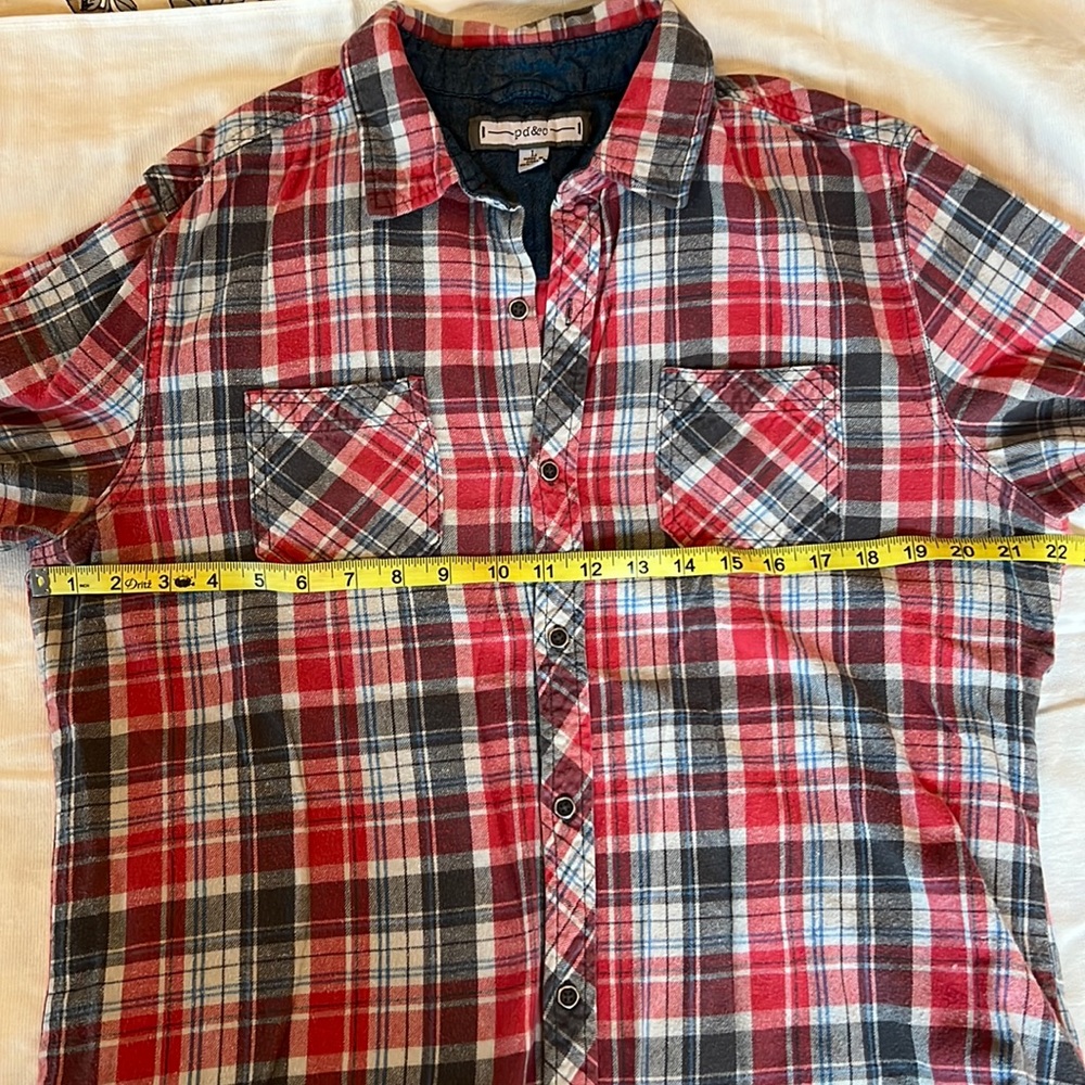 Flannel cowboy shirt Large
